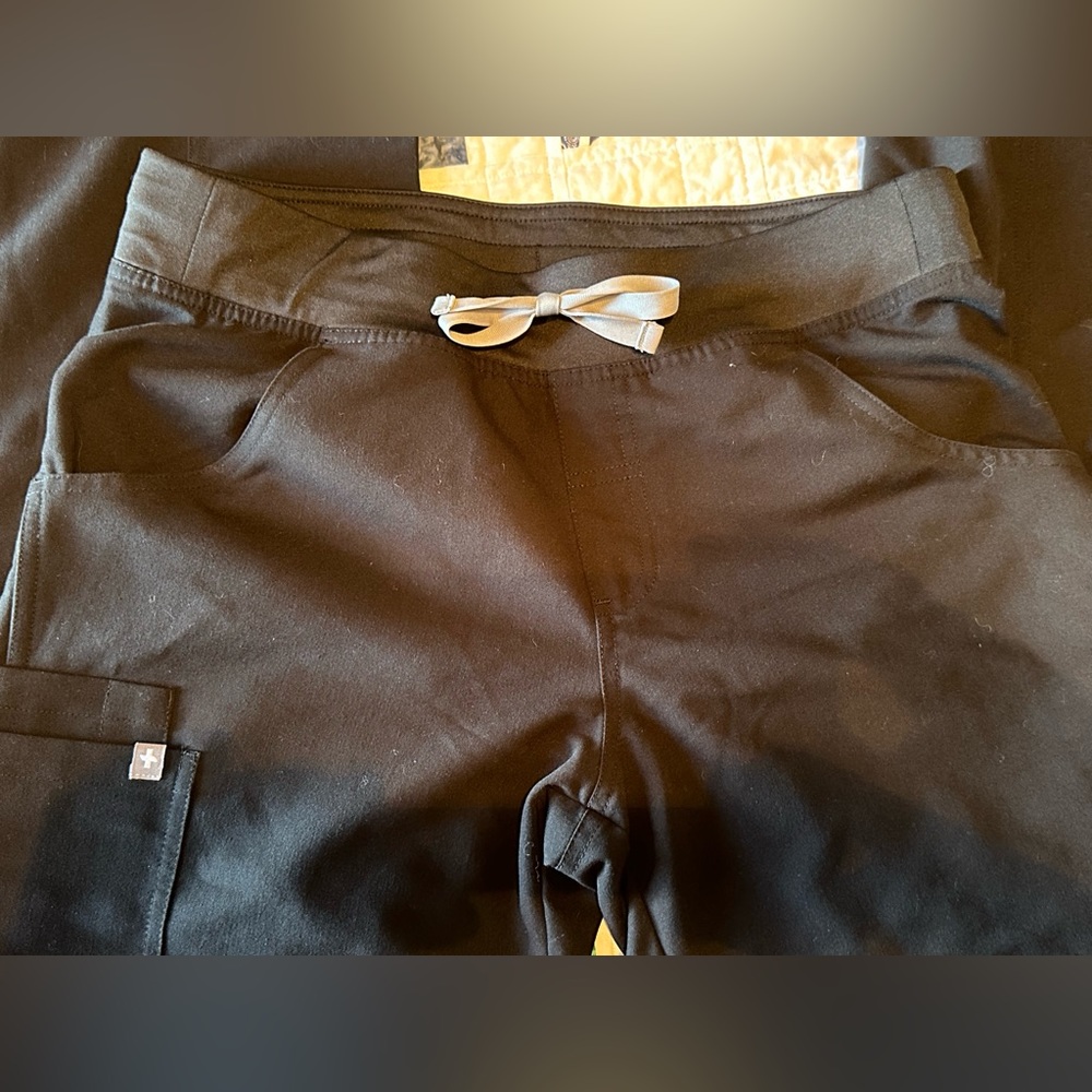 Figs Kade Scrub Pants Black